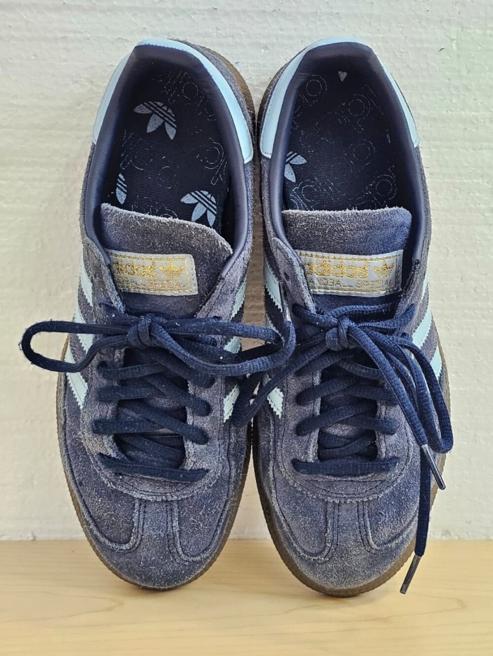 Adidas Originals Handball Spezial Sneakers Collegiate Navy Clear Sky, 6.5 - Picture 4 of 13